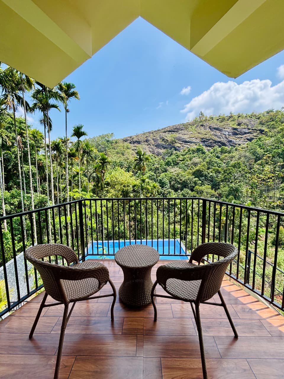 Scenic villa view